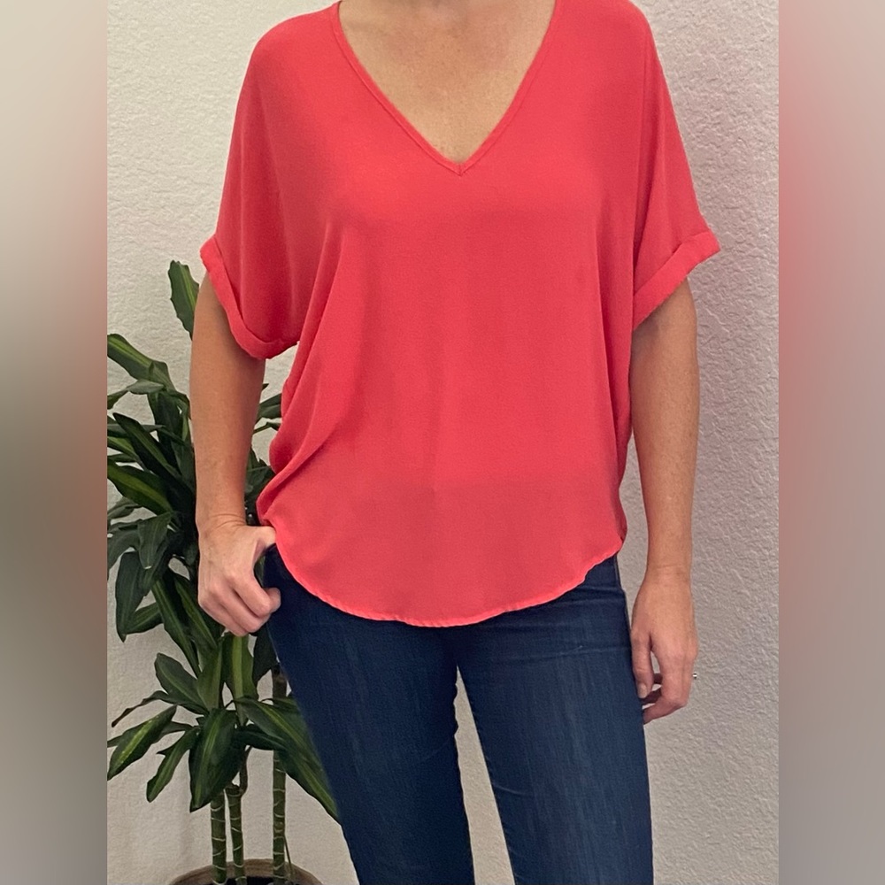 Lush V-neck blouse